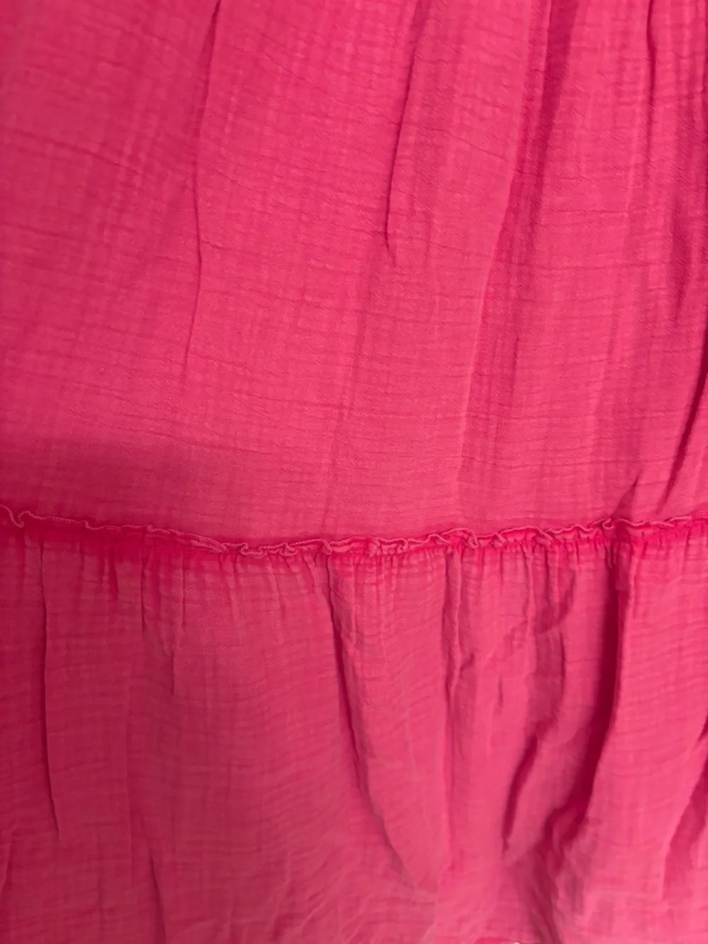 Faherty Pink Gauze Maxi Dress NWT Large Preppy Old Money - Picture 5 of 8